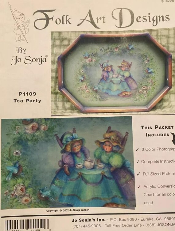 ヴィンテージ トール ペインティング パターン: Jo Sonja Jansen