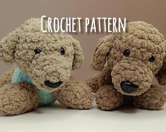 Modèle de chien caniche au crochet – Tutoriel bricolage caniche amigurumi