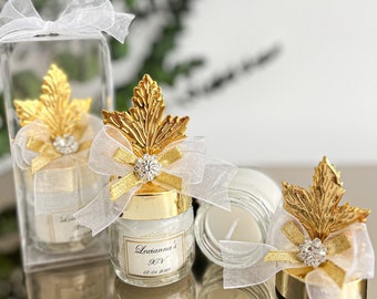 Elegant Candle Favor, Luxury Candle Favor, Unique Wedding Favors, Bulk Wedding Favors, Crystal Candle, Gifts for Guests