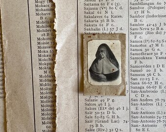 Una reliquia francesa antigua de Santa Emilia de Rodat