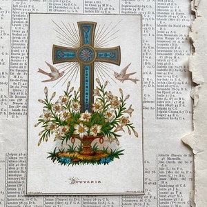 Een antieke Franse hold-kaart, 1878
