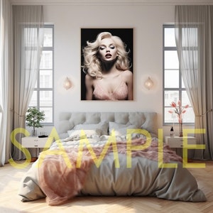 Hollywood Glam Art Frame Mockup Bundle: Interior Mockups (JPEG)