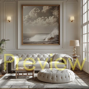 White Living Room Frame Mockup Bundle: Italian Decor (Digital Download)