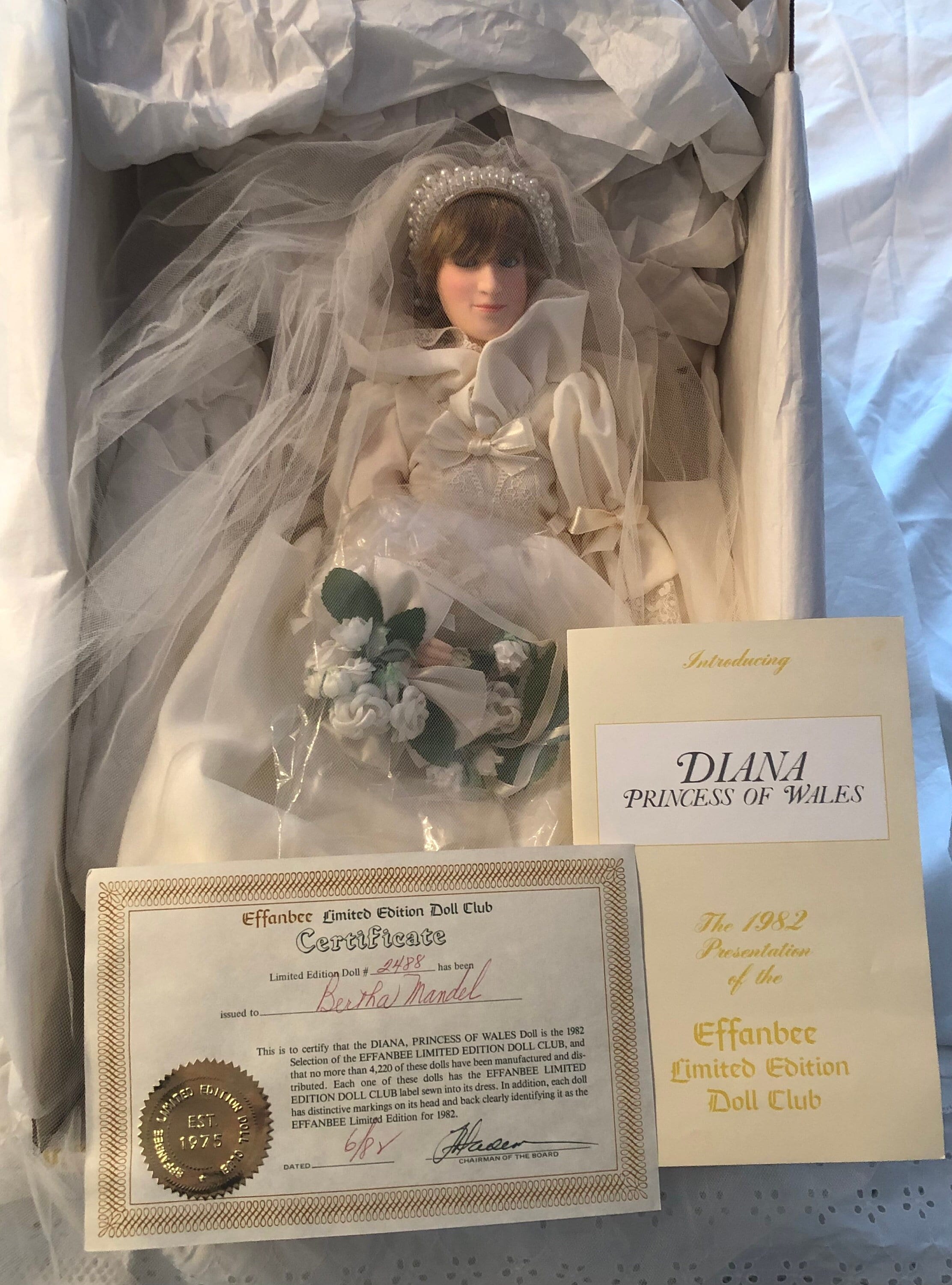 Royal Bride PRINCESS DIANA of Wales Limited Edition WEDDING Dress