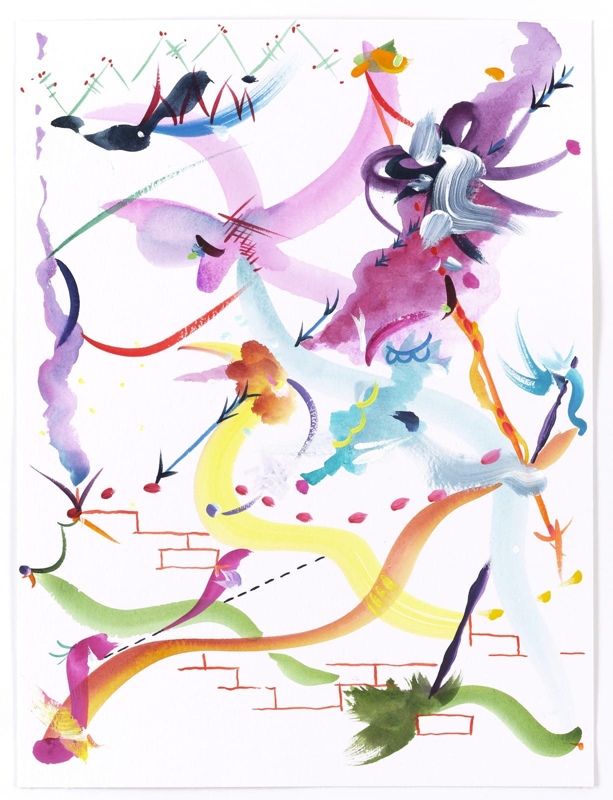 Fiona Rae Artist Royal Academy Works Canvas Wall Art Bedroom Decor ...