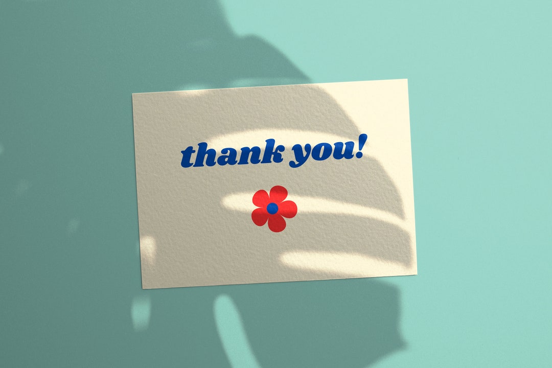Editable Card Canva Template - Thank You Card - Etsy