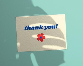 Editable Card Canva Template - Thank You Card