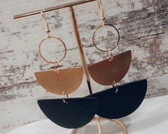 Geometric Drop Earrings