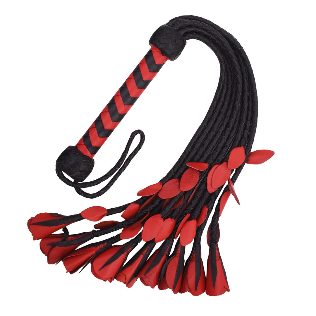 CAT O NINE Rose Tails Floggers Red Flower Spanking Flogger for Etsy