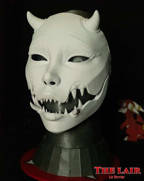 Oni Mask 3DPrint - Japanese Style Cosplay