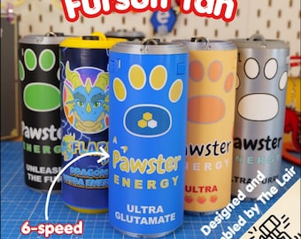 Fursuit can fan furry pawster accessories