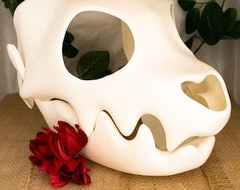 Skull Fursuit Mask Head base - Toony Wendigo