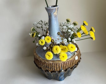 Vase en céramique organique