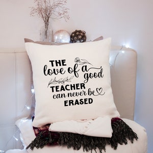 Teacher Pillow, Classroom Decor, Teacher Gift, Teacher Appreciation Gift for Teacher, Educator Gift, Teacher Thank You, Teacher Present