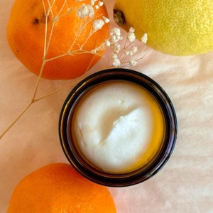 Tallow Citrus Circus: Body butter with organic grass-fed beef tallow balm/cream from Germany Lake Constance, sweet oranges & vanilin oil image 2