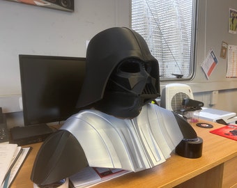Darth Vader Rogue One shoulder and helmet armour kit, 3D Printed