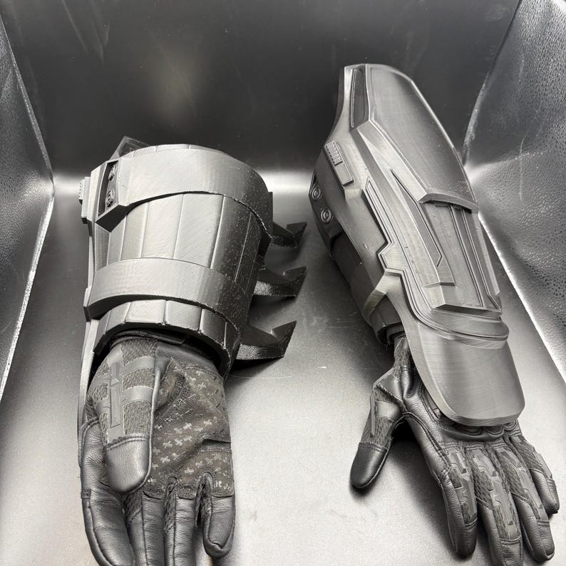 Bat Gauntlets, Origins Inspired Cosplay Gauntlets - Etsy