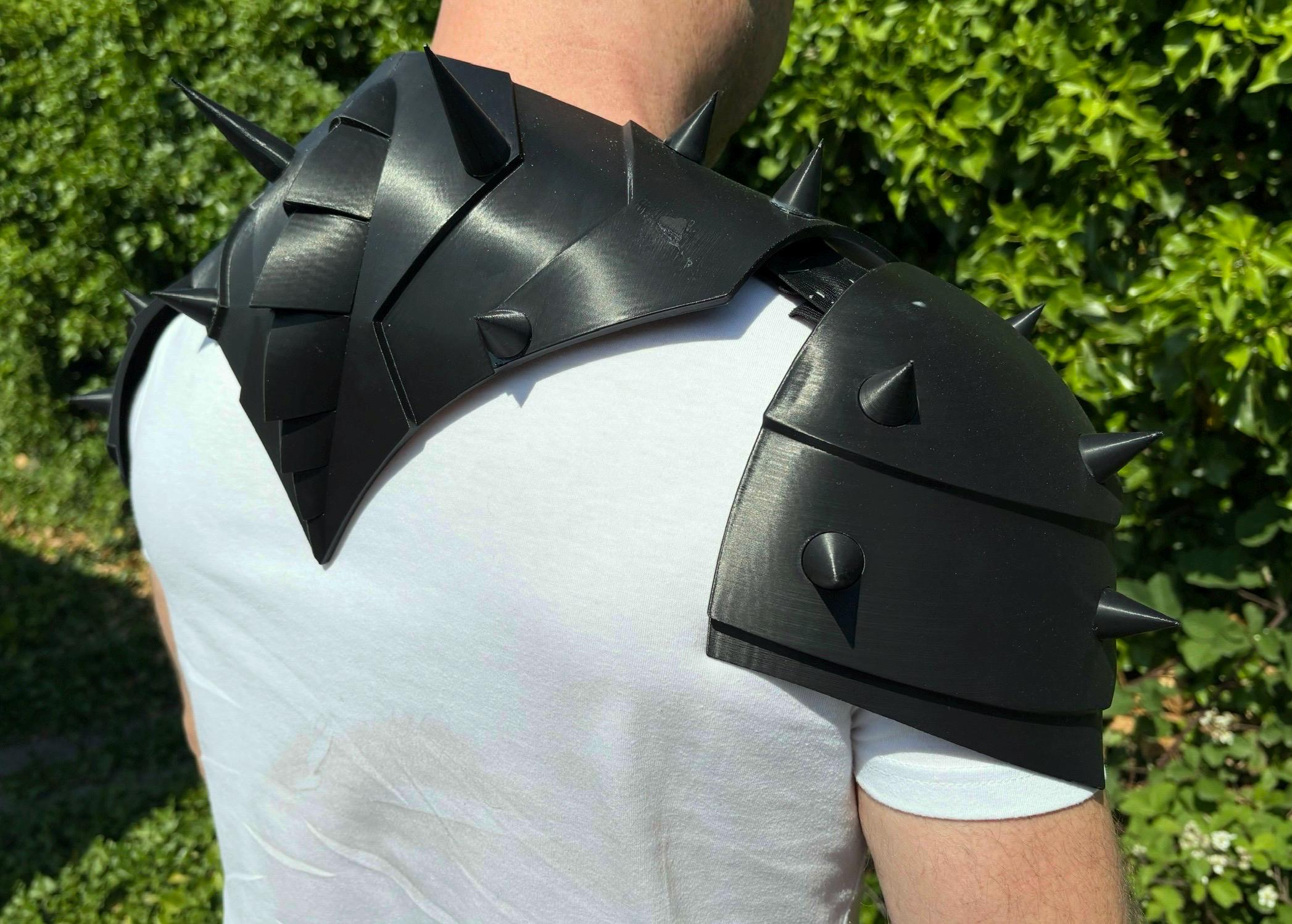 Absolute Bat Shoulder Armour, Spiked Armour Kit - Etsy