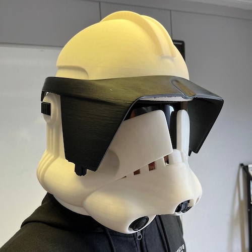 3Dプリント製クローン・トルーパー フェーズ1ヘルメット、未加工
