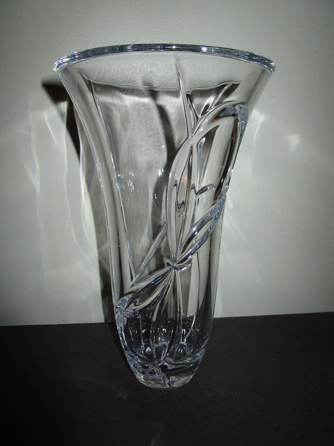 Vintage VERA WANG by WEDGEWOOD Crystal Love Knot Bow Vase 9 Etsy