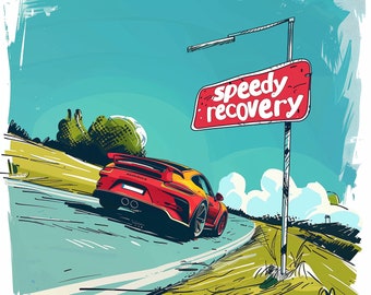 Get Well Soon Card, Speedy Recovery