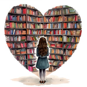 Carte de voeux rat de bibliothèque, carte pour les amoureux des livres