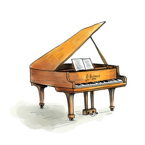Pianist Greetings Card - Perfekte Karte für einen Pianisten, Klavierspieler-Karte