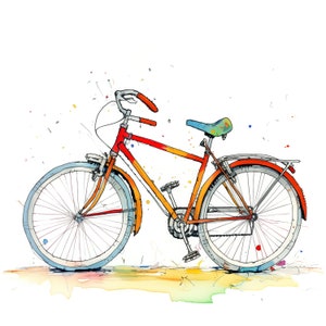 Carte de cycliste - une carte de voeux de vélo parfaite pour un cycliste passionné, carte d'anniversaire de vélo