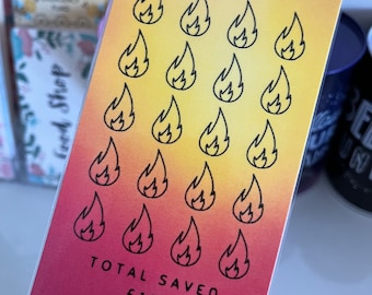 Gas Savings Tracker | Reusable Cash Stuffing Binder Insert | Budget Challenge Envelope System | Challenge