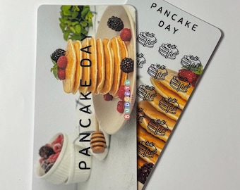 Pancake Day Savings Tracker | Reusable Cash Stuffing Binder Insert | Budget Challenge Envelope System | Challenge