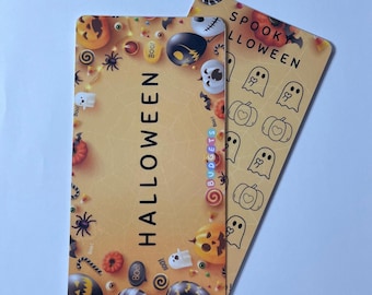 Halloween Savings Tracker | Reusable Cash Stuffing Binder Insert | Budget Challenge Envelope System | Challenge
