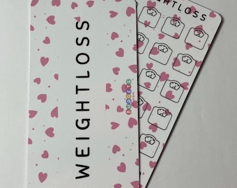 Weight Loss Savings Tracker | Reusable Cash Stuffing Binder Insert | Budget Challenge Envelope System | Challenge