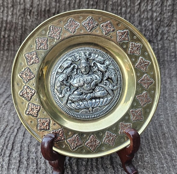 ペルシャ アンティーク トレイ 銅製 壁掛 インテリア 銅板 希少