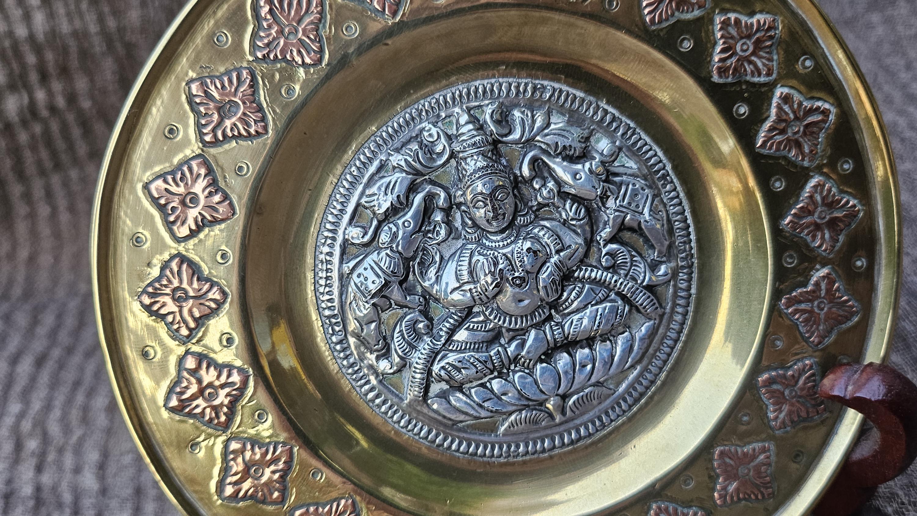 アンティークインドヒンドゥー仏像ピントレイシルバー/銅装飾 - Etsy 日本