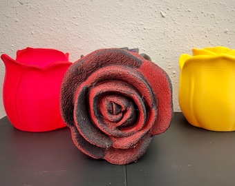 Rose Accent Light | 3D Printed Decorative Rose