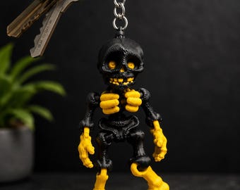 Flexi Skeleton Keychain