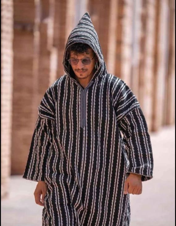 Djellaba Men Moroccan Djellaba Etsy