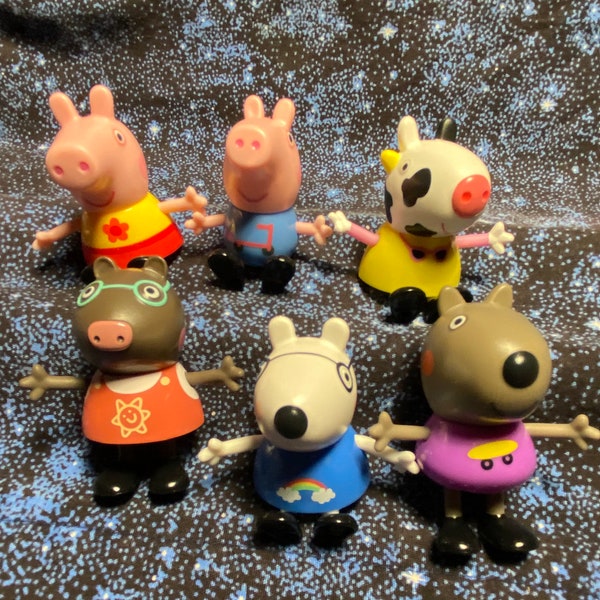 Peppa Pig's Favorite Places Surprise Box Figures (6 of 12 Individually Priced and Sold) out of original packaging
