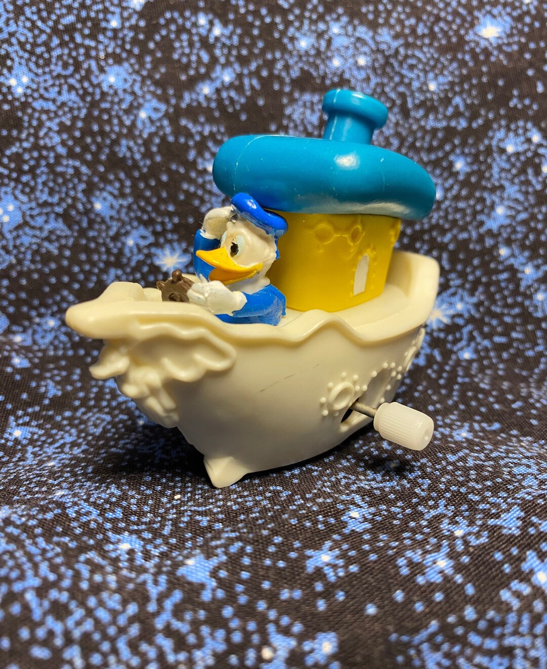 Disney Toontown Donald Duck Windup Boat Burger King Toy 1993 Etsy