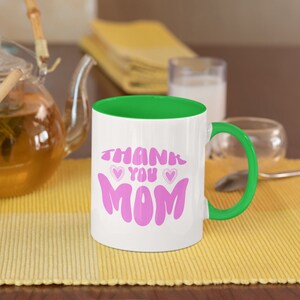 Danke Mom Kaffeetasse, Muttertagstassen, neue Muttergeschenke, Geschenke für Mama / Schwester / Freundin / Frau, Muttertagskaffeetasse, Momma Tassen