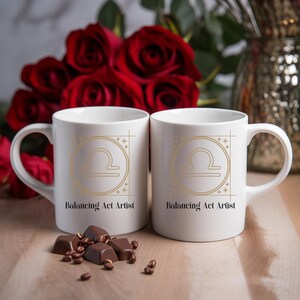 Libra Coffee Mug, Libra Zodiac Sign, Astrology Coffee Mug, Zodiac Symbol Mug, September Birthday, Libra Mug, Libra Tea Cup, Astrology Gift