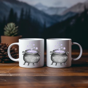 Witches Brew Coffee Mug, Witchy Coffee Mug, Gifts for Witches, Witches Love Coffee, Gifts for Him, Gifts for Her, Funny Witch Mugs