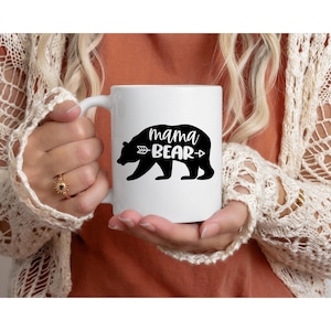 Mama Bear Mug – Fierce, Funny, and Caffeinated Gift for Protective Moms Who Know How to Roar Before Their First Cup of Coffee, Mothers Day