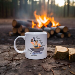 Funny Blacksmith Mug, Gifts for Ironworkers, Home Forge Coffee Cup, Unique Workshop Decor, Humorous Father&#39;s Day Gift, Forge Mugs, Gift Idea