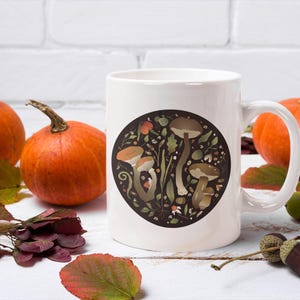 Great Mushroom Coffee Mug Gift, Mycology Gift Ideas, Gifts for Mycologists, Mushroom Mugs, Cute Mushroom Mug Ideas, Forage, Mushrooms