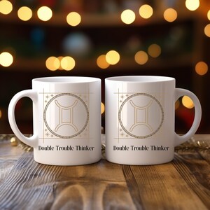 Gemini Coffee Mug, Astrology Gemini Coffee Mug, Gemini Astrology Gift, Gemini Zodiac Sign, May June Birthday Coffee Mug Gift, Zodiac