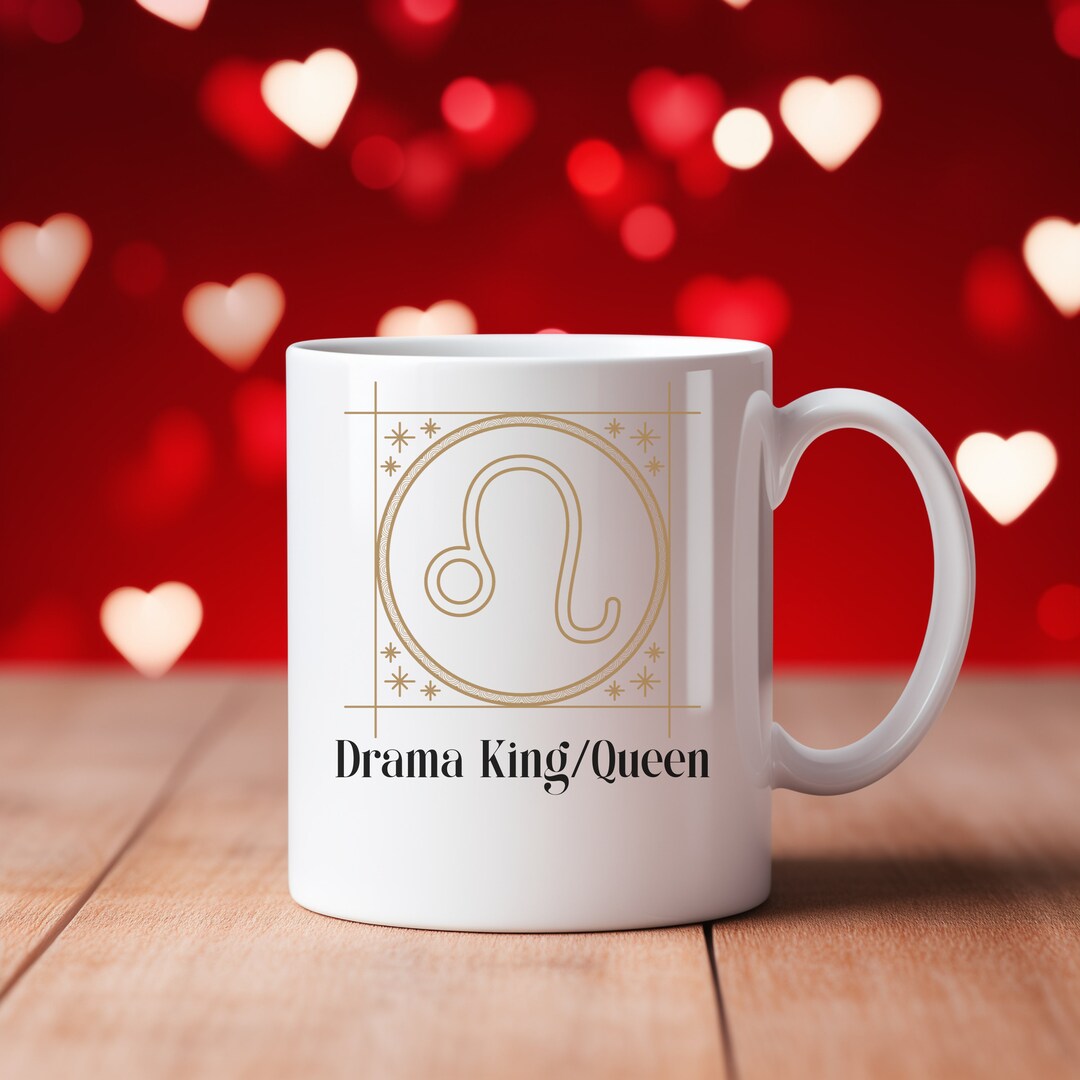 Leo Coffee Mug, Astrology Coffee Mug, Leo Zodiac Sign Coffee Mug