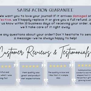 a collection of customer reviews and testimonials for a product, with a focus on the satisfaction guarantee. The reviews express positive feedback about the product, highlighting its quality, ease of use, and the joy it brings to the user.