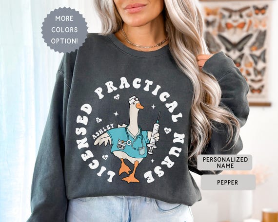 Comfort Colors® Personalized Name Licensed Practical Nurse