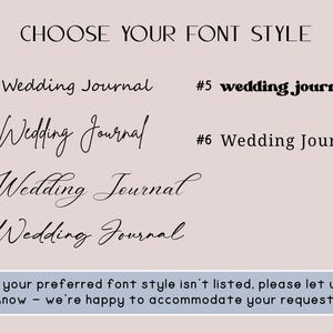 Personalized Wedding Hardcover Notebook, Engagement Journal Gift For Future Bride,Custom Couple Name Newly Engaged Bridal Shower Memory Book image 5